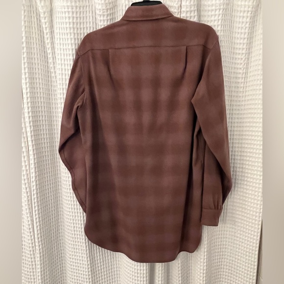 Vintage Pendleton Mills Virgin Wool Brown Button Down Shirt, Men's 15-1/2 - Picture 9 of 14